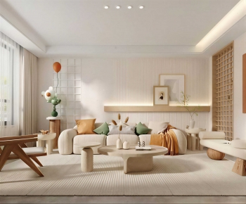 Modern A Living Room-ID:661530024
