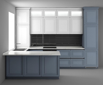 French Style Kitchen Cabinet-ID:479481941