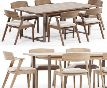 Modern Dining Table And Chairs-ID:549758919