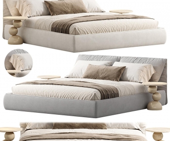 Modern Double Bed-ID:984642033