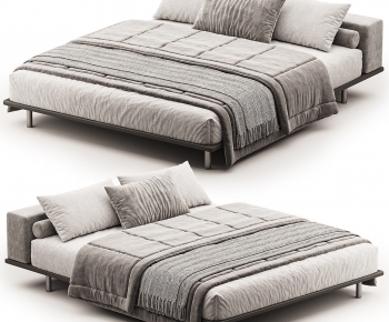 Modern Double Bed-ID:916650374
