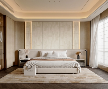 现代轻奢卧室-3119102