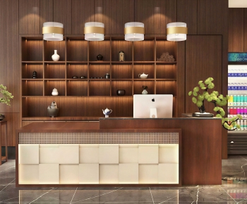 Modern Reception Desk-ID:824053051