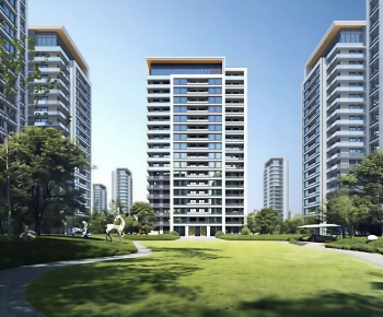 Modern Residential Building-ID:203738933