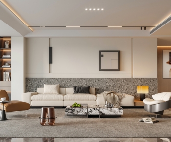 Modern A Living Room-ID:611474993