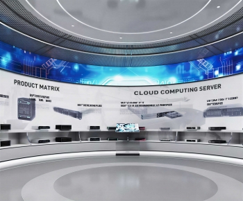 Modern Exhibition Hall-ID:932853949