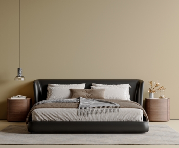 Modern Double Bed-ID:732165106