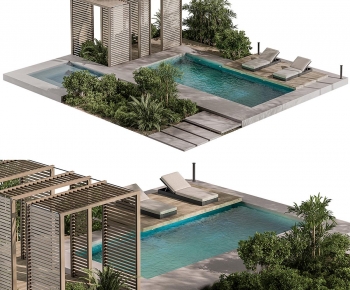 Modern Swimming Pool-ID:934354078