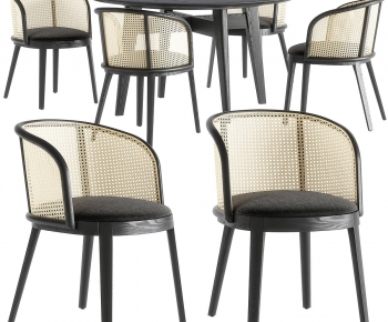 Modern Dining Table And Chairs-ID:648093943