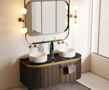 Modern Bathroom Cabinet-ID:410505065
