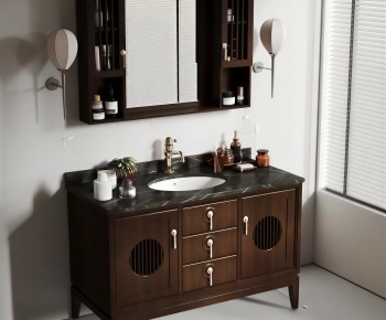 Modern Bathroom Cabinet-ID:259562979
