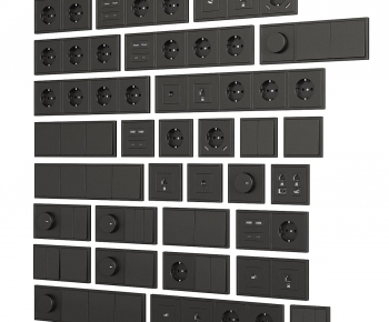 Modern Switch Socket Panel-ID:491099125