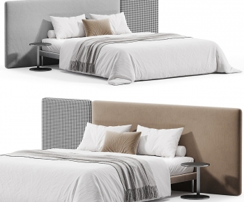 Modern Double Bed-ID:181171893