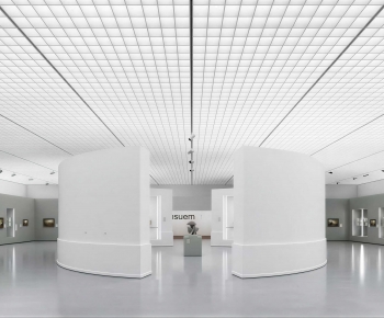 Modern Exhibition Hall-ID:756067047