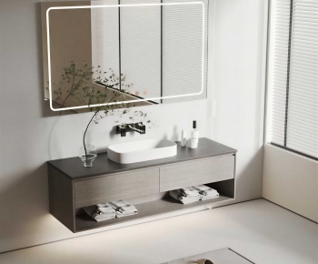 Modern Bathroom Cabinet-ID:252376084