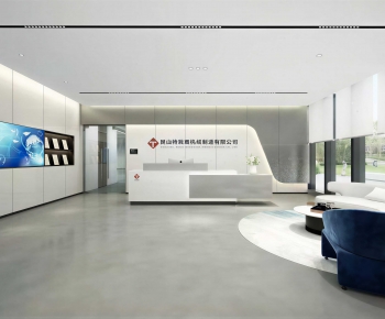 Modern Office Reception Desk-ID:308578018