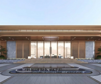 Modern Facade Element-ID:785574912