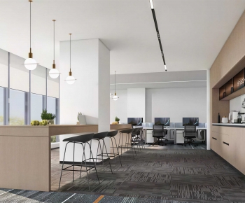 Modern Office Tea Room-ID:251873974