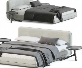 Modern Double Bed-ID:283518088