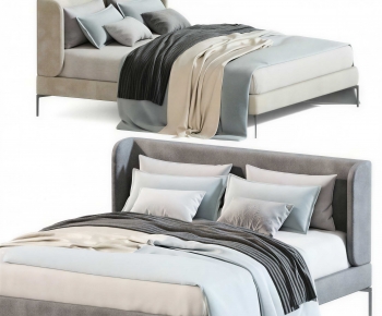 Modern Double Bed-ID:662431001