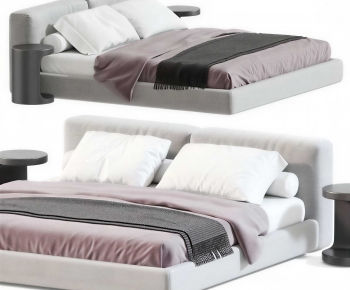 Modern Double Bed-ID:746834041