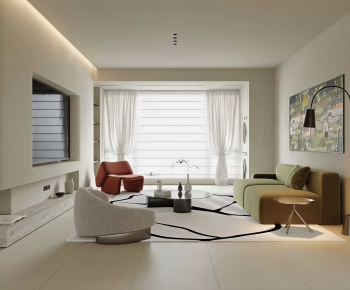 Modern A Living Room-ID:307899957