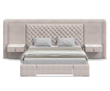 Modern Double Bed-ID:211946961