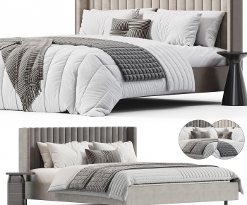 Modern Double Bed-ID:317764047