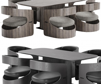 Modern Dining Table And Chairs-ID:736851935
