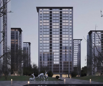 Modern Residential Building-ID:970093973