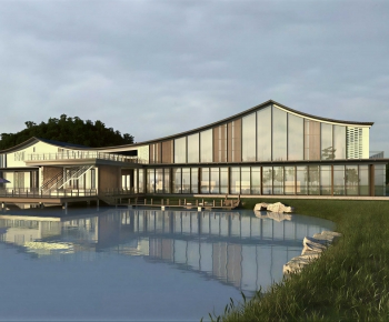 Modern Architecture Of Artistic Style-ID:558939015