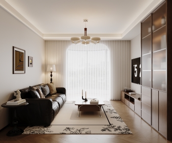 Modern A Living Room-ID:441737895