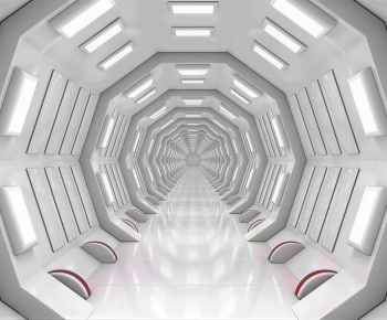 Modern Exhibition Hall-ID:472269064