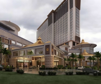 Modern Appearance Of Commercial Building-ID:153896098