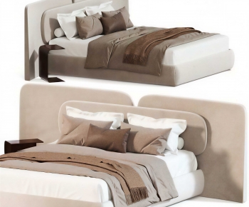 Modern Double Bed-ID:391510011