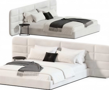 Modern Double Bed-ID:849538094