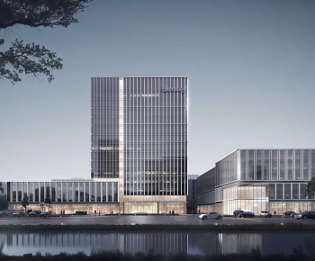 Modern Appearance Of Commercial Building-ID:571393971