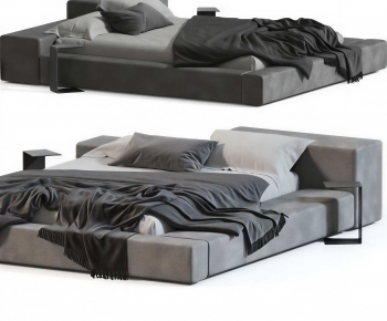 Modern Double Bed-ID:698316103
