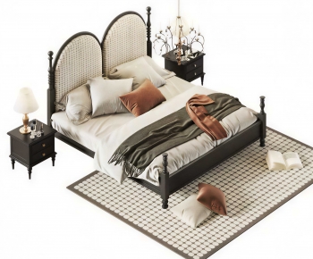 Modern Double Bed-ID:654179108
