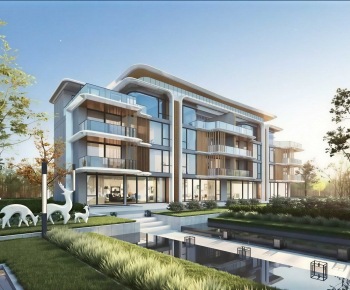 Modern Residential Building-ID:636260035