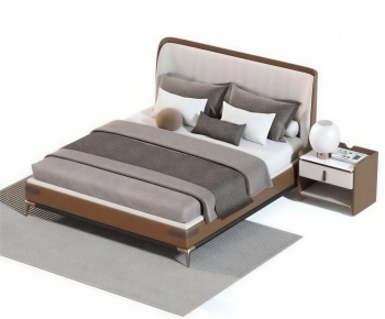 Modern Double Bed-ID:356049061