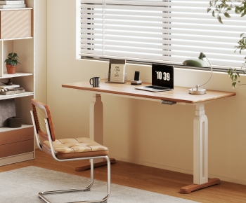 Modern Computer Desk And Chair-ID:840307008