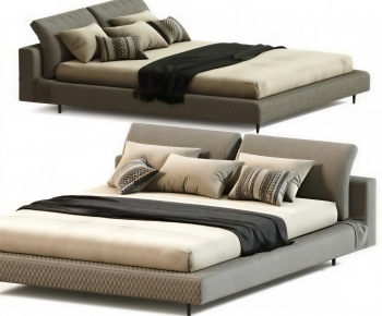 Modern Double Bed-ID:100269322