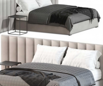 Modern Double Bed-ID:226488111