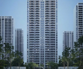 Modern Residential Building-ID:889128922