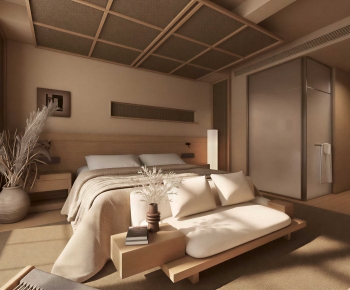 Wabi-sabi Style Bedroom-ID:991410022