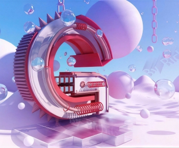 Modern Exhibition Hall-ID:182132961