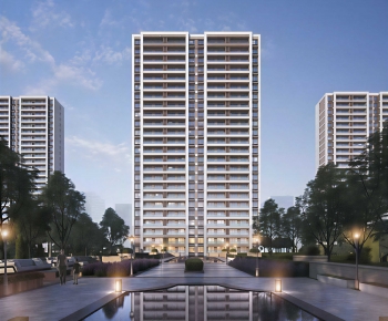 Modern Residential Building-ID:268296001