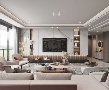 Modern A Living Room-ID:419371193