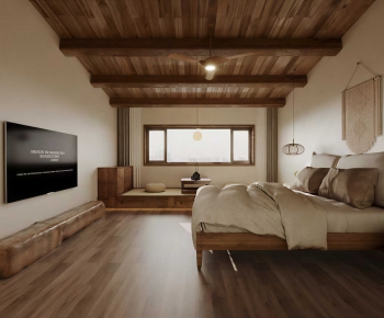 Wabi-sabi Style Guest Room-ID:565778972